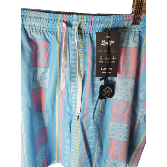 Brooklyn Cloth Surf Avenue Swim Trunk with 4-Way Stretch, NWT, L - Picture 2 of 6